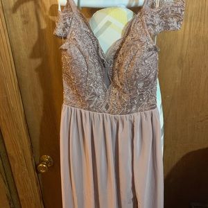 Soieblu off-shoulder formal dress